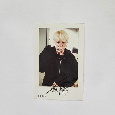 [USED] BTS Bangtan Boys SUGA Instax Style Double-sided
