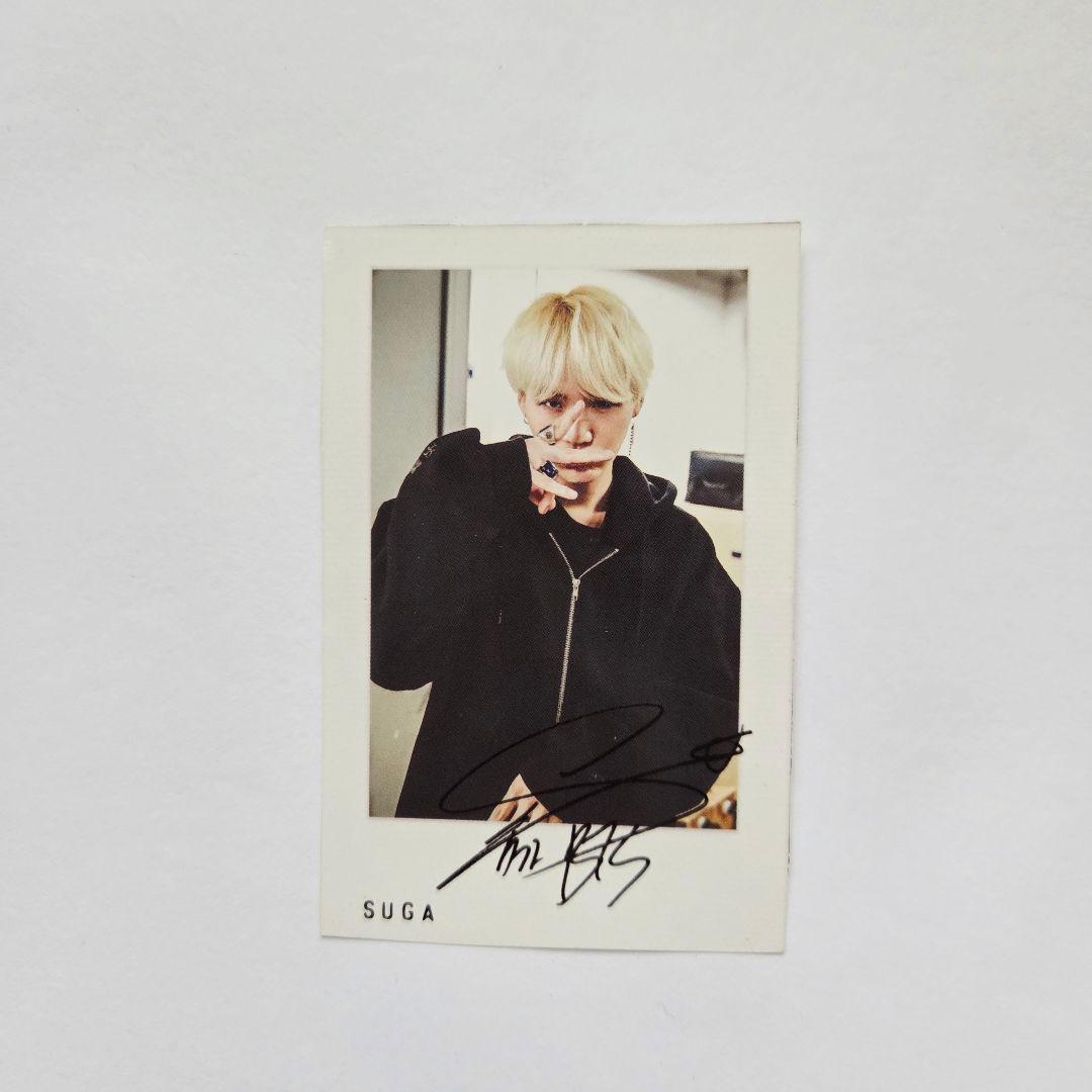 

[USED] BTS Bangtan Boys SUGA Instax style double-sided