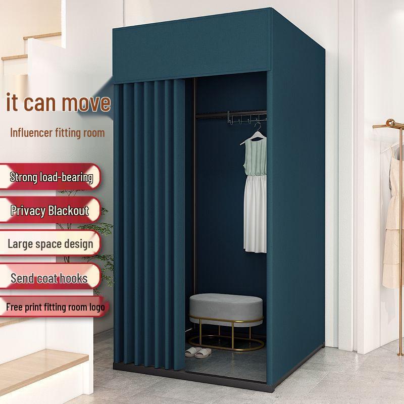 Portable Foldable Floor-Standing Changing Room for Clothing Stores