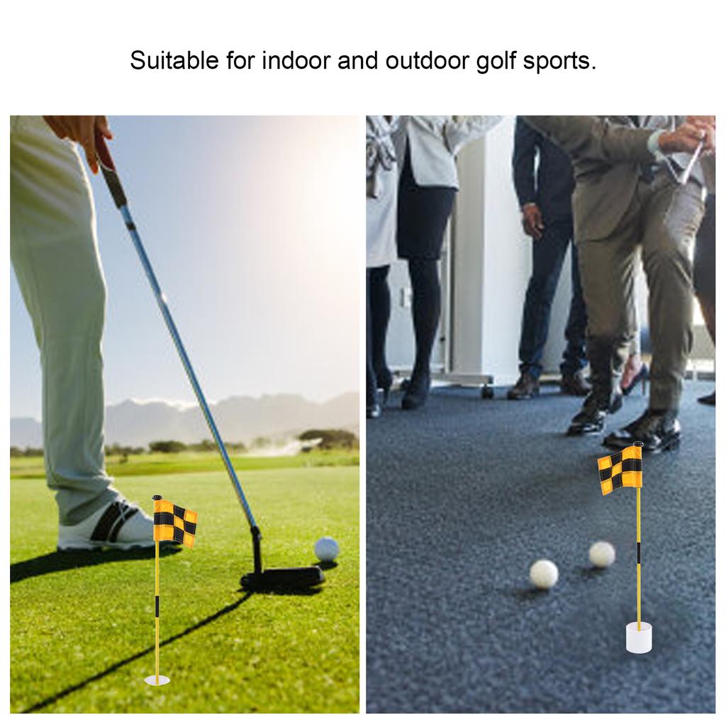 Flagpole Portable 3 Feet   Flag Pole Flag Hole Cup Set 2 Section Design for Indoors Outdoors