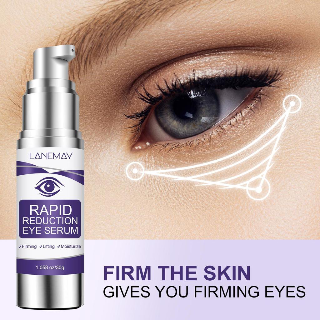 Rapid Reduction Eye Serum-Lifting & Firming-Reduce Wrinkles, Reduce Eye Bags-Suitable for all Skin Types, 30ml