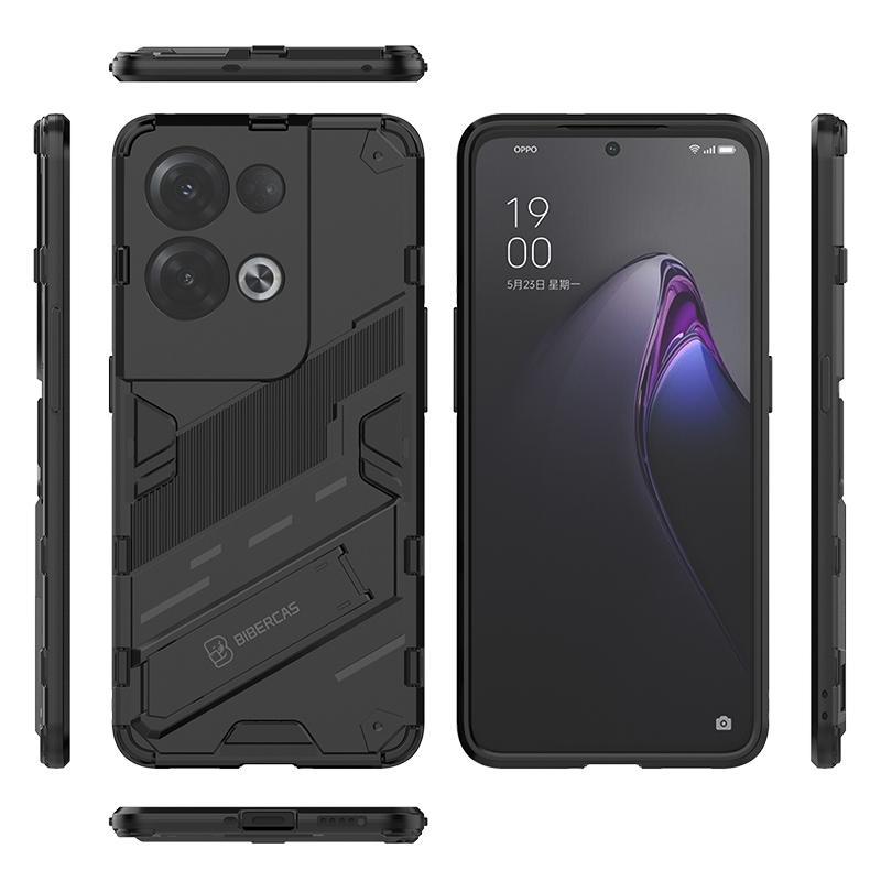 Phone Holder Case For Oppo Reno 8 Pro Case Bumper Anti-knock Armor Full Back Cover Oppo Reno 8 Pro 5G Case For Oppo Reno 8 Pro
