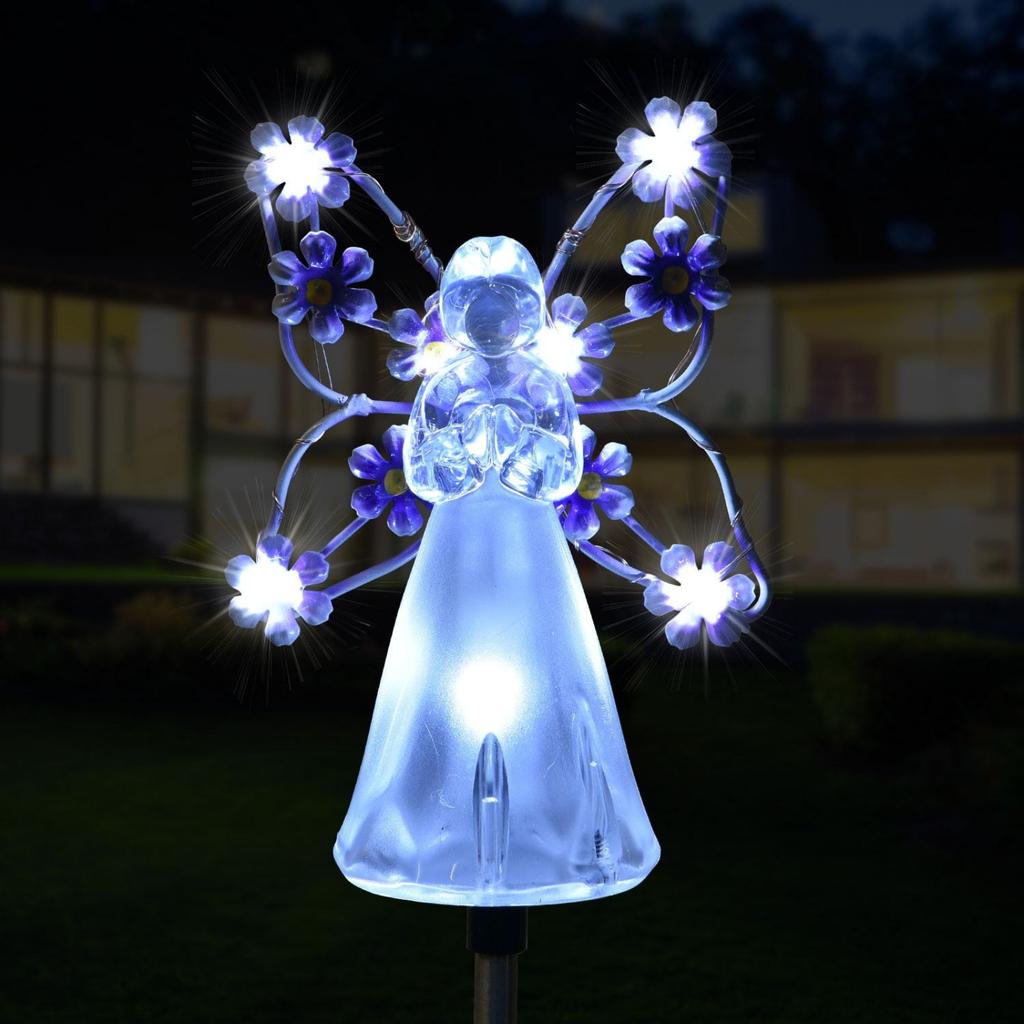 Solar Garden Lights Outdoor Decorative Solar Lights Patio Garden Ground Plug Lights