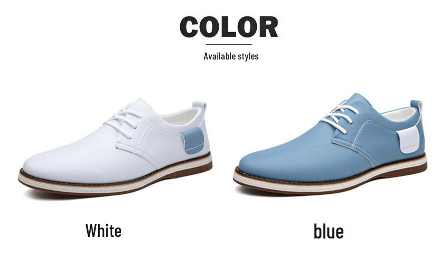 Men's White Hand-Stitched Chelsea Boots, Size 38-50, Rubber Sole, Fashionable Business Casual Shoes