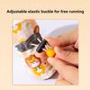 Autumn and Winter Dog Velvet Thickened Cartoon Cute Wind Soft-soled Shoes Warm and Non-slip Going Out Cotton Shoes Teddy Foot Cover