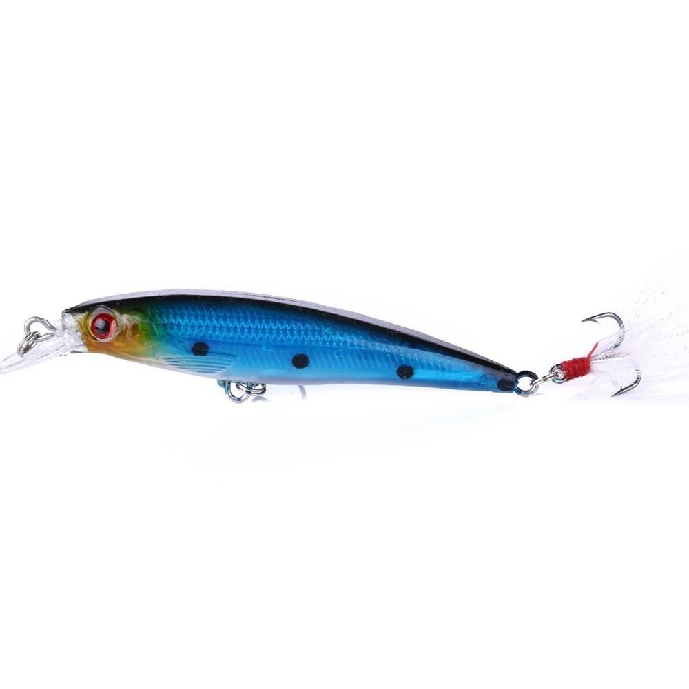 10pcs/box With Box Simulation Fish Lures 9cm/8g Fishing Lures Kit  Fishing Accessories