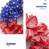 Independence Day Wreath Remembrance Day Garland Decor Door Wreath Wall Hanging Garland Holiday Decor Wreath Front Door Wall