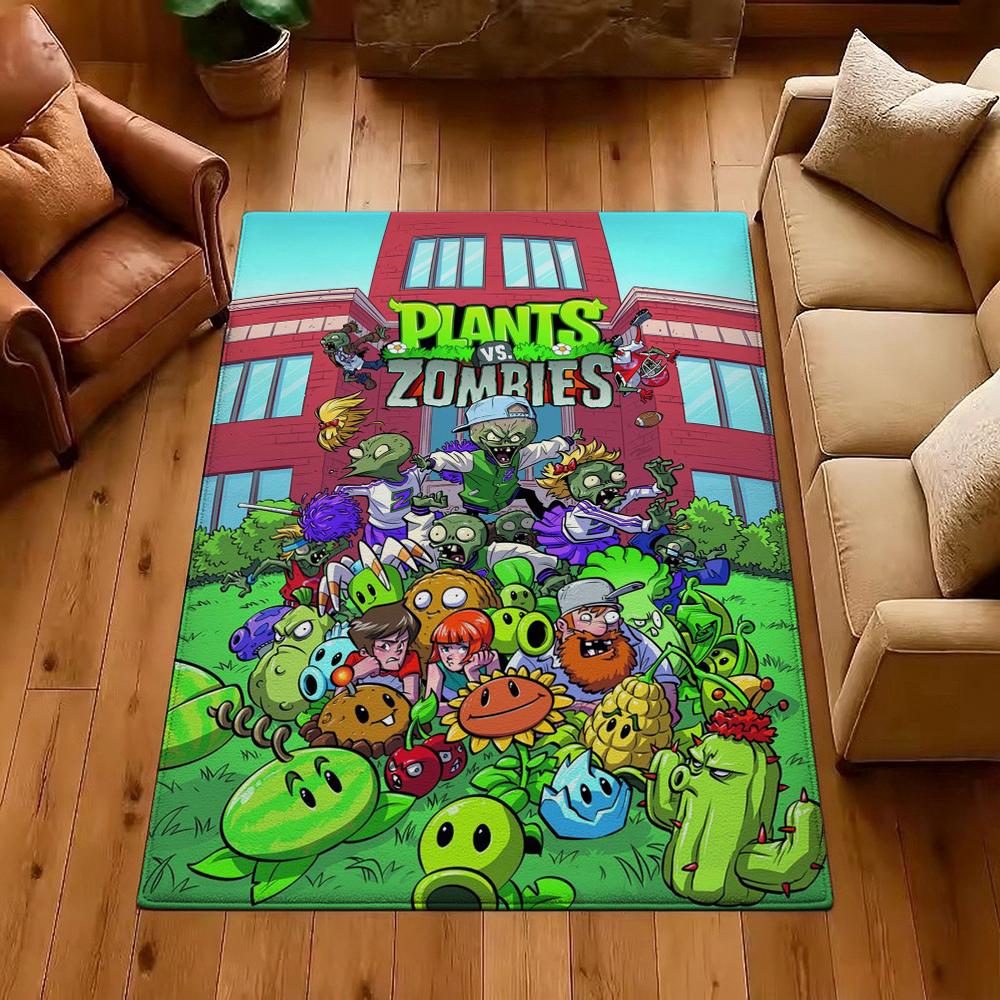 Plants Vs Zombies Carpet Living Room And Bedroom Mats Floor Mats Doormat Office Chair Cushion Room