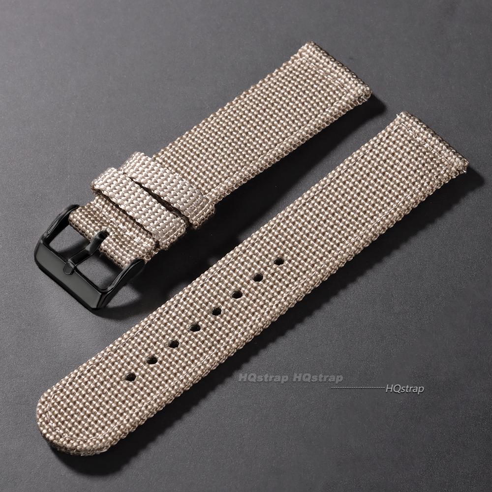 Curea de ceas din nailon țesut de 18mm 20mm 22mm 24mm Bandă sportivă pentru Seiko pentru Huawei Bandă din material textil pânză Brățară universală cu eliberare rapidă