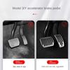 For Tesla Model 3 Y Highland 2024 2024 2024 Foot Pedals Cover Accesories Aluminum Alloy Accelerator Gas Fuel Brake Rest Pads Mat