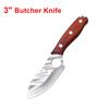Hand Forged Pocket Knife Meat Vegetable Fruit Kitchen Knives Wood Handle Butcher Boning Knife Chef Slicing Knife Stainless Steel