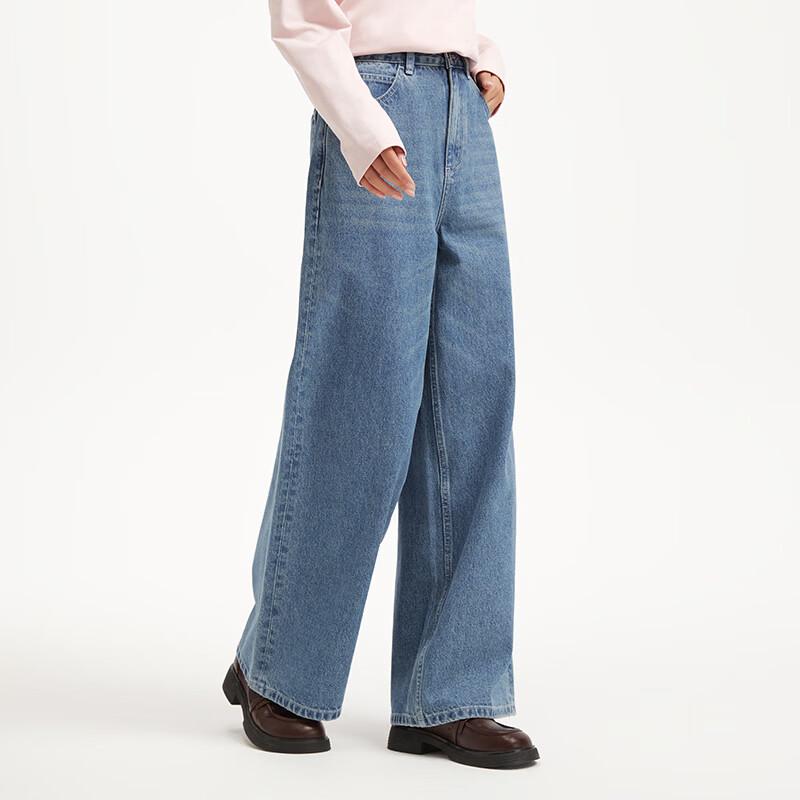 Hotwind Women's Wide-leg Denim Jeans