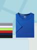 Ice Silk Quick-Dry Round Neck Sports T-Shirt for Outdoor, Tennis, Running, Auto Repair, and Advertising with Short Sleeves and Logo Print