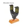 1 Guitar Hook Wooden Base, Made Of Sturdy And Durable Plastics Material.