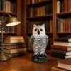 Waterproof Owl Bird Deterrent Shaking Head Plastic Material Fake Owl Sunscreen Outdoor Use Garden Decorations Garden