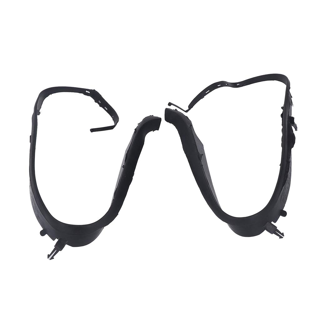 Pair Front Headlight Seal Trim Decoration 4B0941191A Left Right Rubber Replacement for A6 C5 2002‑2005 Facelift