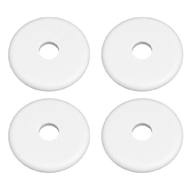 

Multiple Purpose Wall Protector Caps Plastic Attaches Design with Strong Adhesive Conceals Pipe Holes Effectively for Home 1
