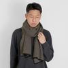 Prodigal Cashmere Herringbone One Size Fits Charcoal Gray 100% Scarf, Men's, All,