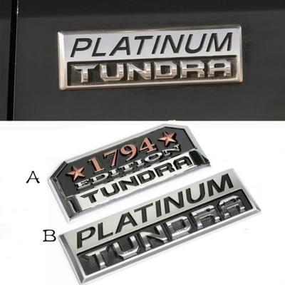 Autocollant de queue latérale de voiture ABS, pour T/oyota T/undra Platnum édition 1794, emblème de lettre 4x4, plaque signalétique extérieure 3d, pick-up, nouveau réaménagement