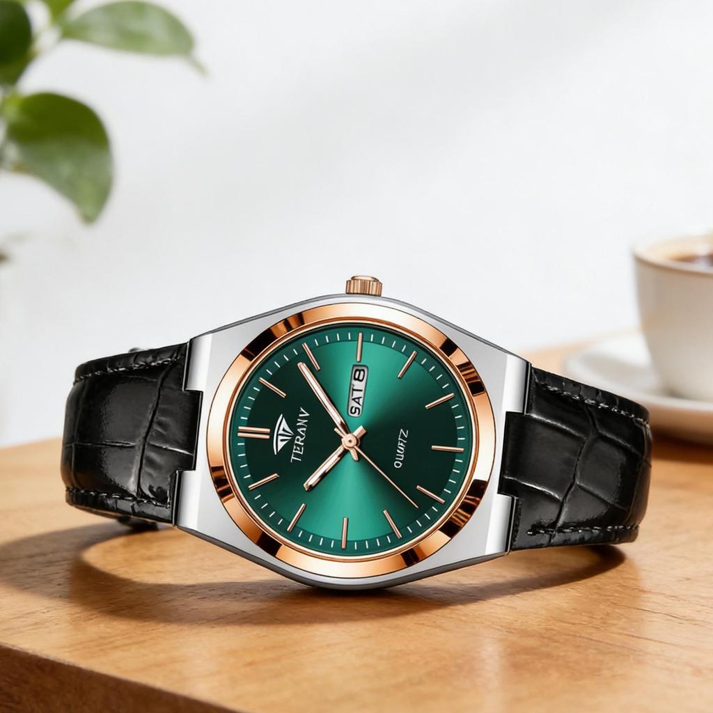 Swiss Women's Calendar Watch - Waterproof, Luminous, Alloy Steel Band