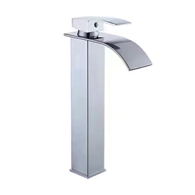Handun Black Waterfall Tall Basin Faucet