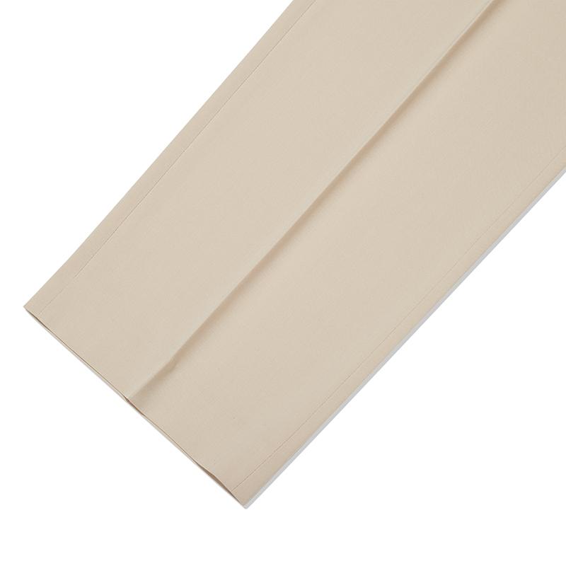 Kirsh Collection Belt Point Double-Pleat Pants [Beige]
