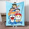 Doraemon Japonský Anime Deku Dívky Kluci Plyšový Dekorační Deku na Pohovku Novinka Teplý Deku na Všechna Roční Období Děti Student Děti Dárek