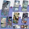Ukiyo-e Japanese Style Art Case For Oppo A96 A76 A16 A18 A38 A58 A78 A98 A15 A17 A77 A74 A94 A54 A57S A40 A60 A80 Cover