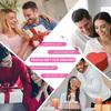 WEPZSXO Couples Board Game Set - Complete Cards, Dice and Game Pieces Multicolor 50x50cm