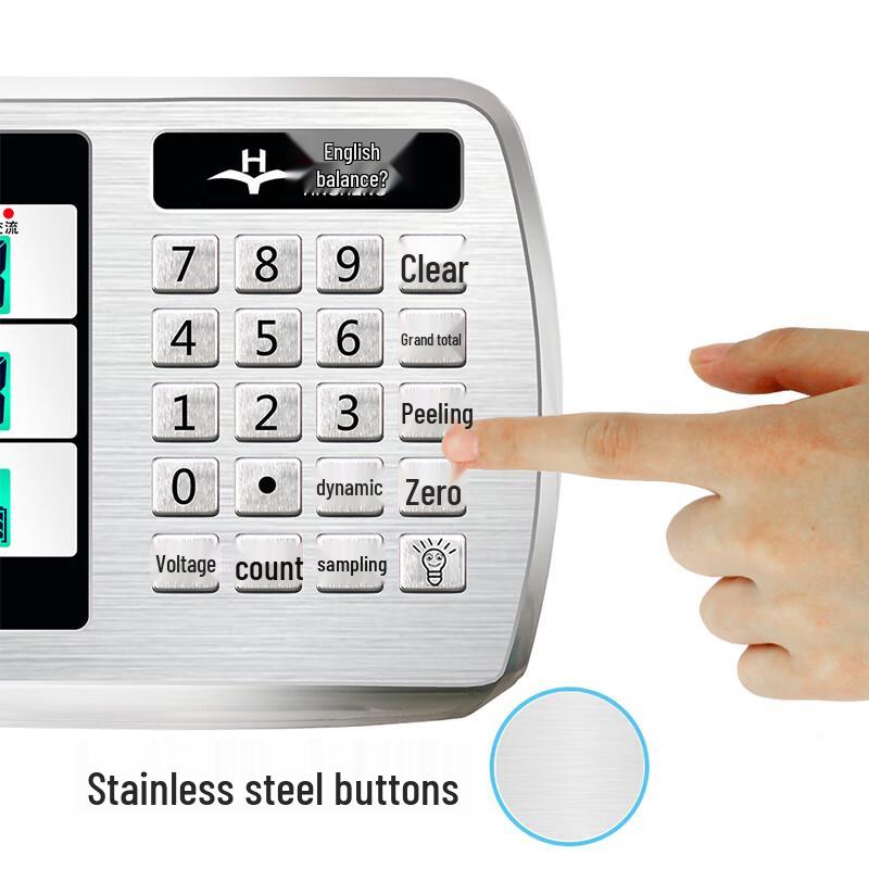 Yingheng Foldable Rechargeable Wheeled Commercial Platform Scale