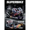 1/8 Motorcycle Building Blocks Set Super Motorbike Model Kit Technical Racing Kids Assembled Toys Gifts for Boys and Girls