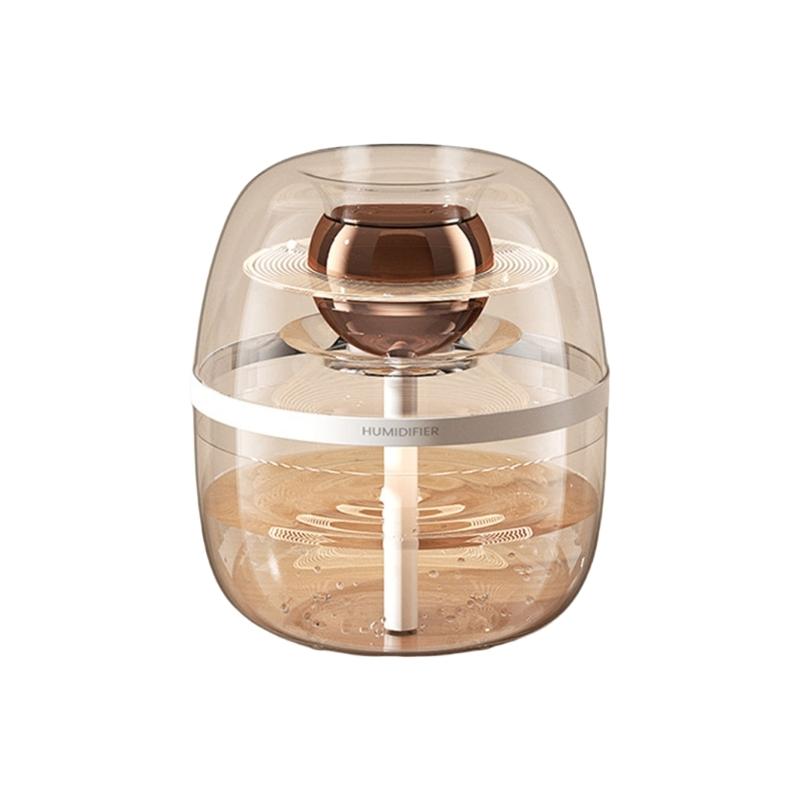 

USB Double Sprays 3L Humidifier with Night Light 360 Degree Humidification Essential Oil Diffuser Cool Mist Maker белый
