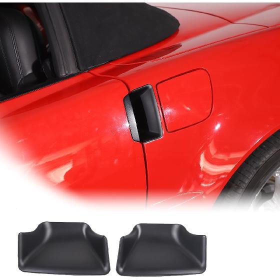 Carbon Fiber Look Cover Trims Accessories Body Door Handle Bowl Moulding for Chevrolet Corvette C6 2005-2013 Car Door Handle Bowl Cover Trim Frame матовый черный
