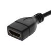 HDMI-compatible Extension Cable 20cm 90-Degree Right Angle Type PVC Male To Female Adapter Cord for TV