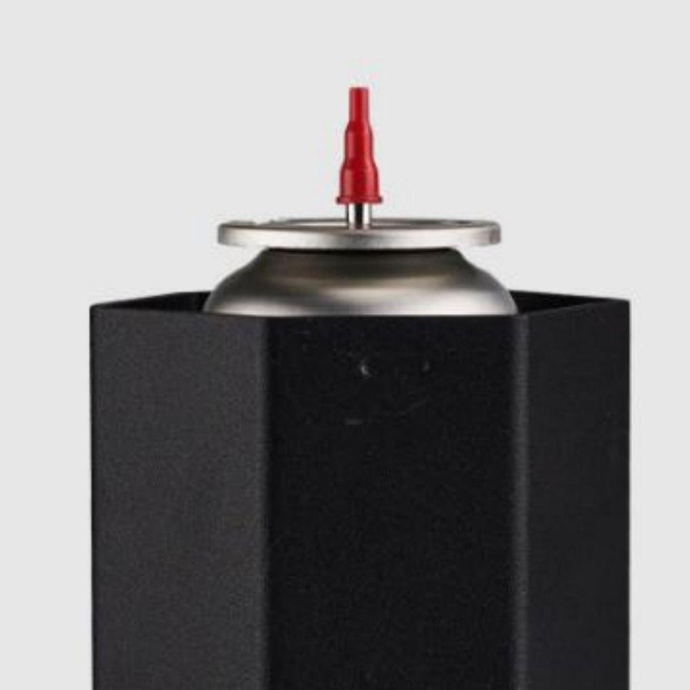 10pcs Red Convert Cassette Plastic Tank Into Inflatable Tank Spray Gas Refill Head Adapter