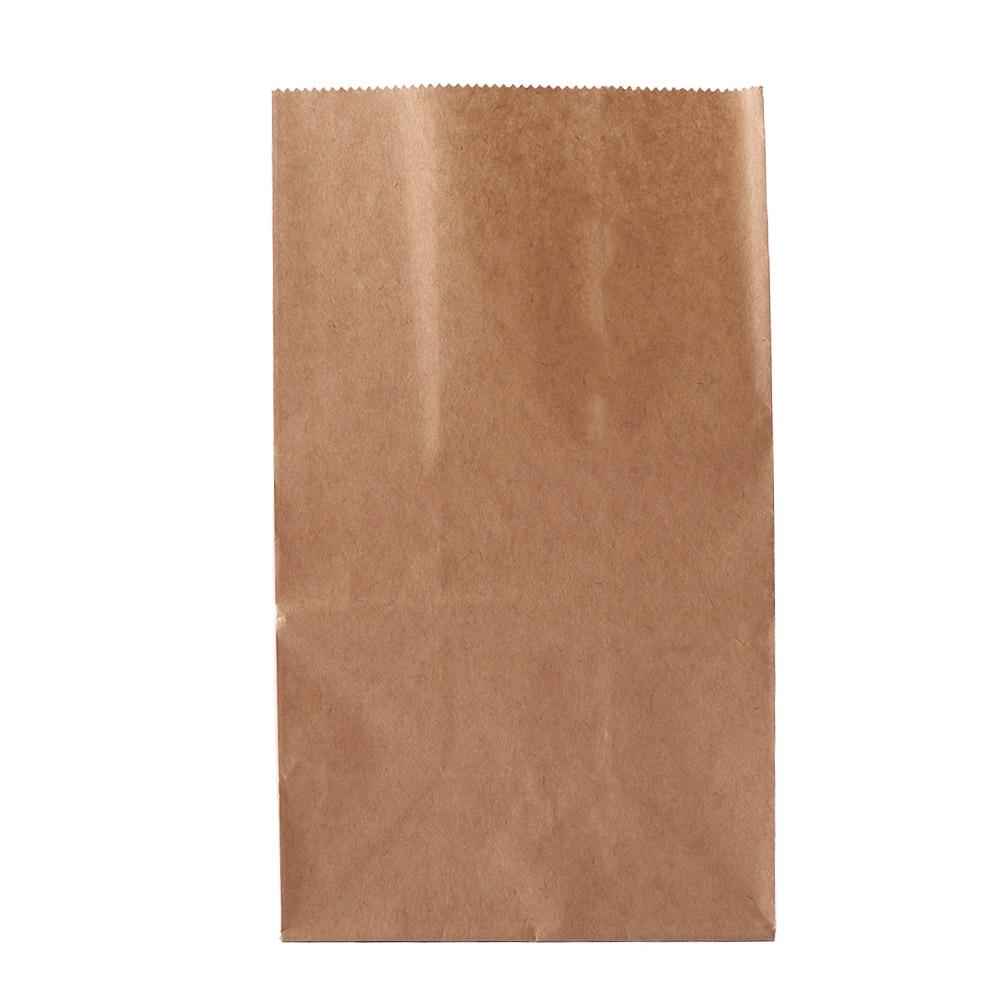 10pcs/Set Brown Kraft Paper Gift Bags Wedding Candy Packaging Recyclable Jewelry Food Bread Shopping Party Bags For Boutique
