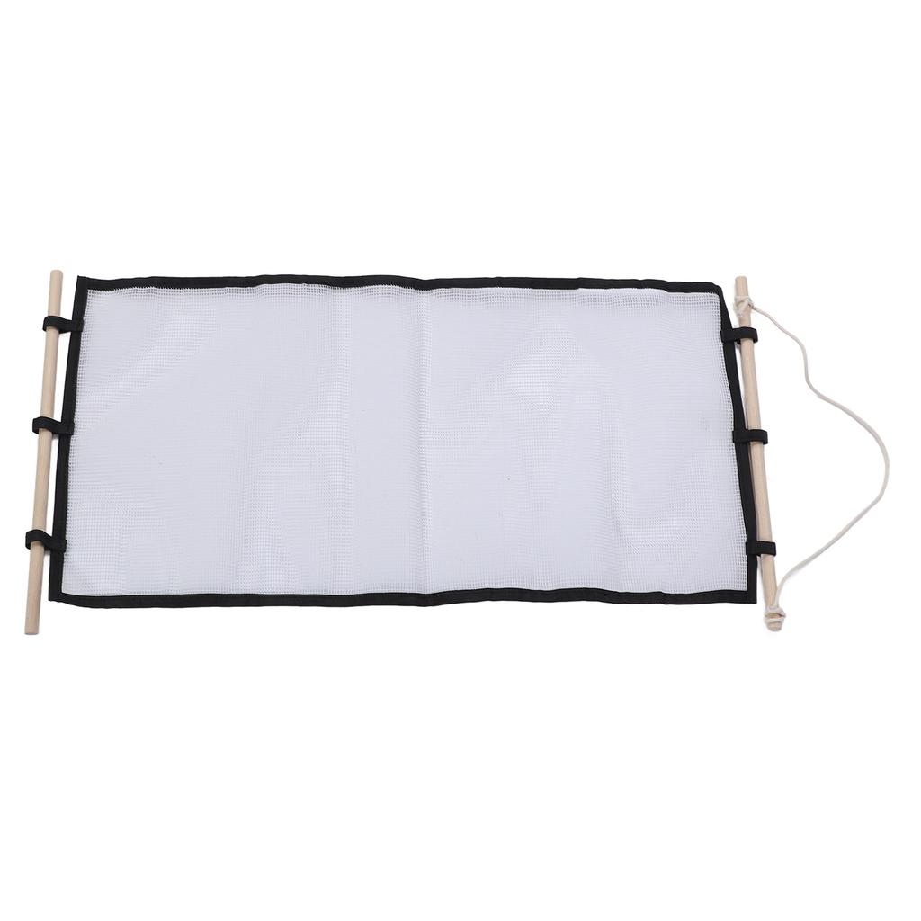 Hängender Ohrringhalter Netzstoff Wandmontage Schmuckorganisator für Halsketten Armbänder