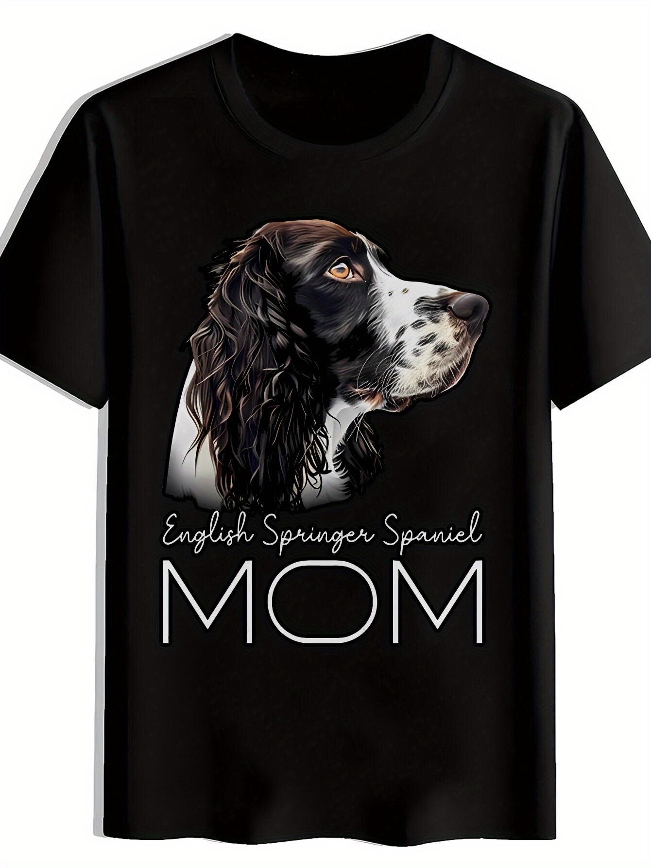 T-shirt English Springer Spaniel Mom Graphic XXL