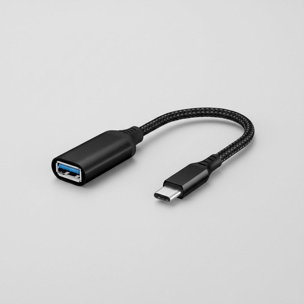 

STONEGO USB C Male to USB 3.0 A Female OTG Adapter Cable Fast Charging Sync Compatible for Samsung Huawei Xiaomi Mobile Phones чёрный