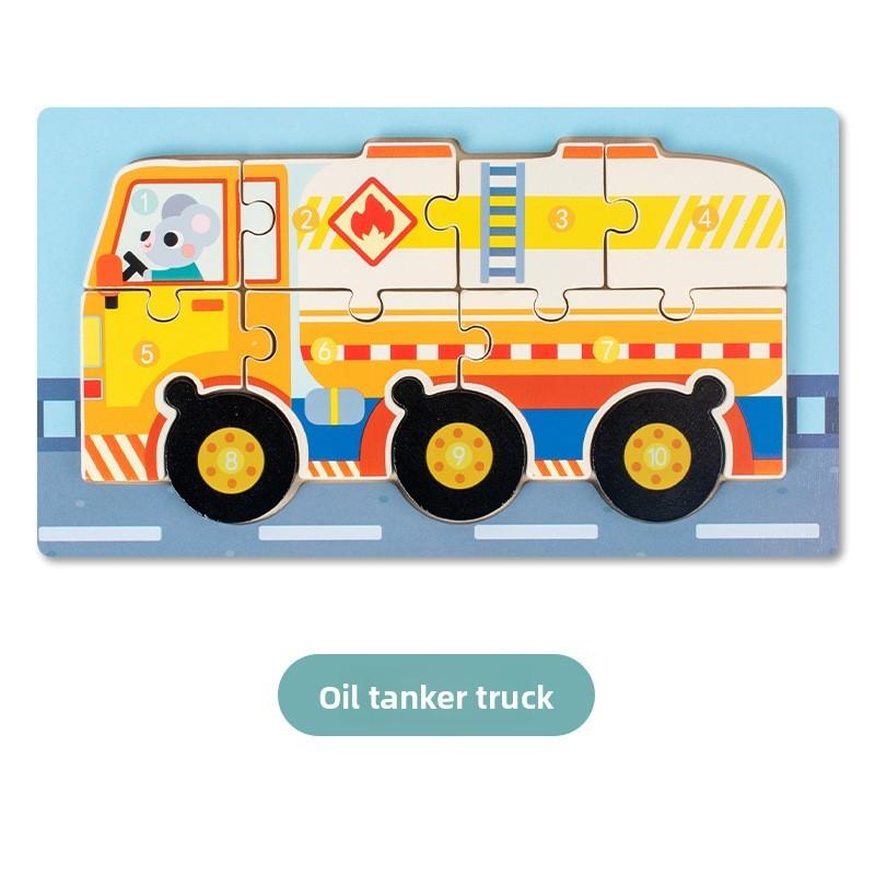 Wooden 3d Puzzle Toy For Preschool Kids With Educational Development For Boys And Girls