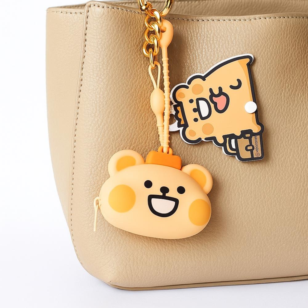 Geldbörse Mini Silikon Schlüsselanhänger Schlüsseletui Cartoon Kopfhörer Aufbewahrungstasche Kinder Mädchen