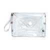 Women's Transparent Coin & Charging Cable Handbag Keychain for Travel & Storage