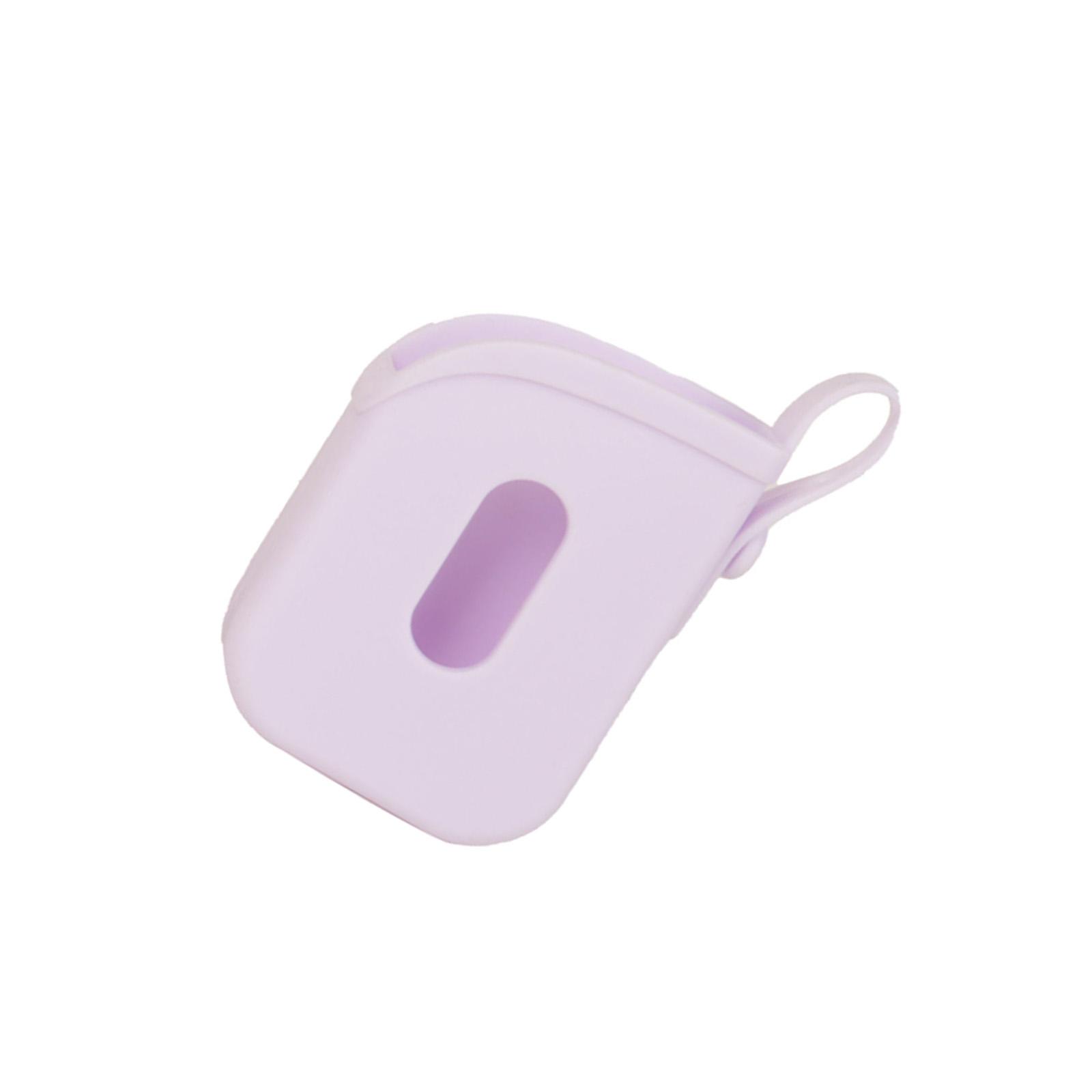 

Силиконовый защитный чехол для спрея-антисептика для рук с регулируемым шнурком и противоударным дизайном для путешествий и занятий спортом фиолетовый