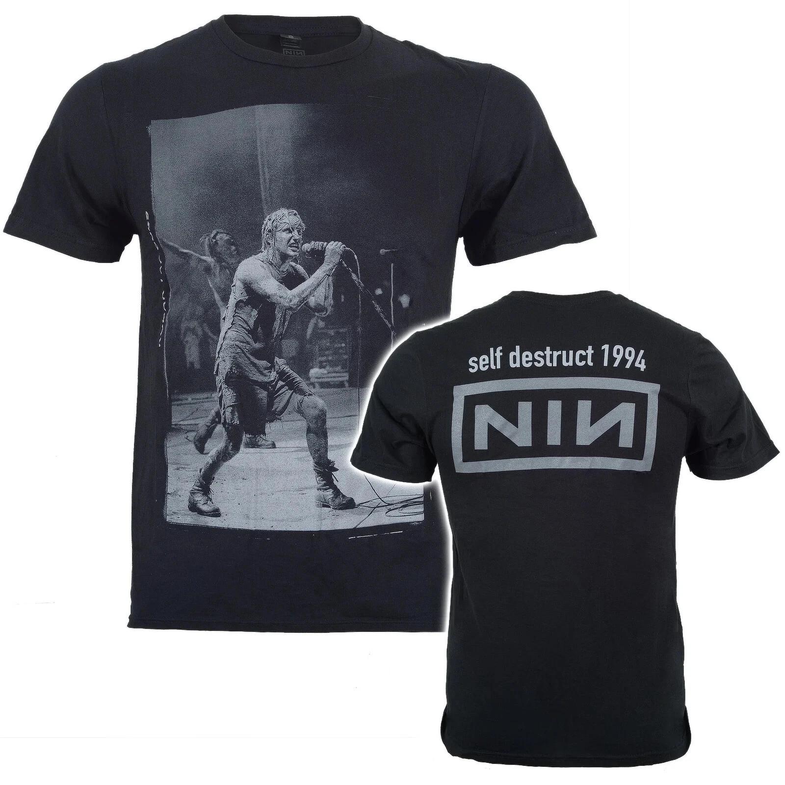 

Official Nine Inch Nails T Shirt Self Destruct 94 NIN New Black S M L XL XXL M