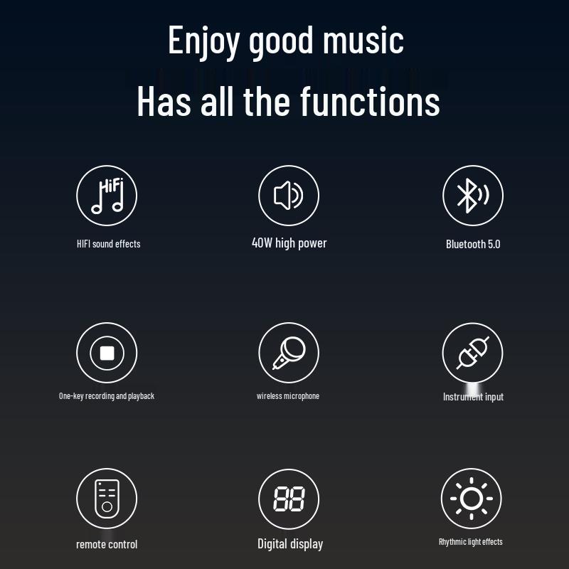 Philips SD189 Outdoor Bluetooth Trolley Speaker (CN Version)