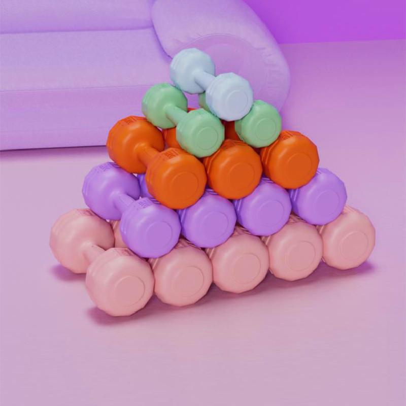 Home Dumbbell Exercise Handle Weightlifting Rubber Bag Tire Shaped Equipment Gym