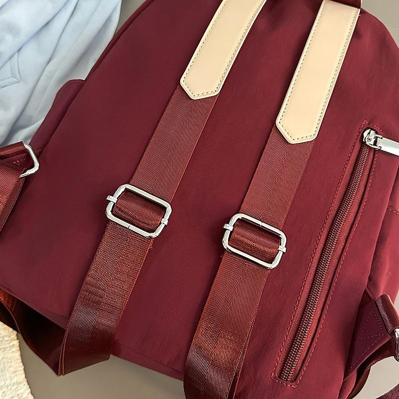 Lightweight and simple student backpack casual versatile lightweight travel shopping backpack