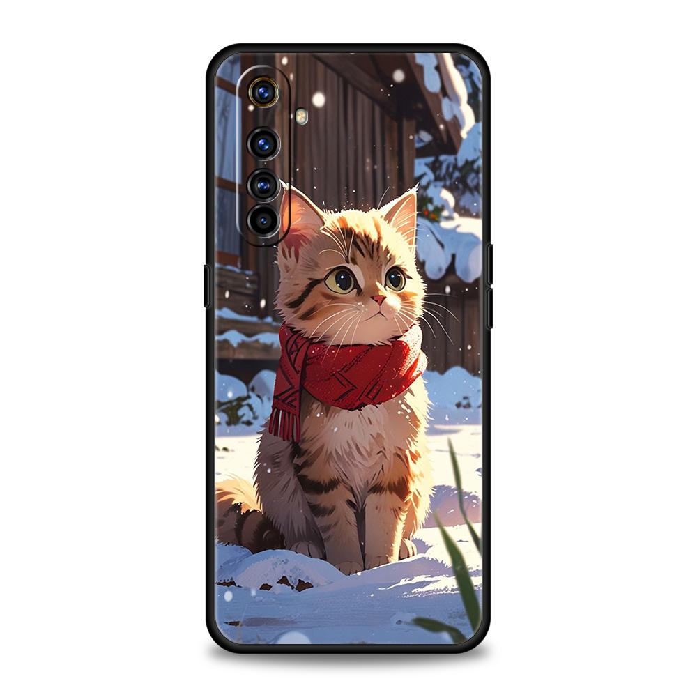 Daily Life of Cute Cats Phone Case For Realme 13 12 11 10 9 8 5G 7 C25 C35 GT5 GT3 GT2 Pro Plus For Realme GT Neo 2 3 3T 5 Cover