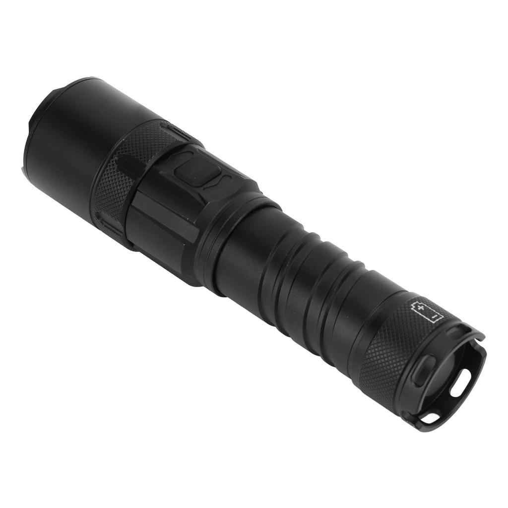 Camping Flashlight Outdoor LED Torch USB Charging Ultra Bright Aluminum with Power Display