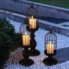 Retro Candle Holder Ornament Creative Candlestick American Style Aromatherapy Candle Stand  Home
